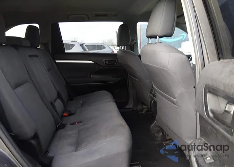 2019 Toyota Highlander Le из США, поврежденный, VIN 5TDBZRFH8KS739004